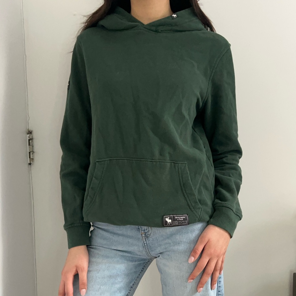 Abercrombie Kids Forest Green Pullover Hoodie